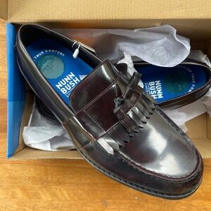 Oxblood Burgundy Leather Loafers